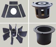 拋丸機護板的分類