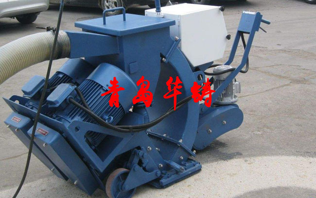 機(jī)場跑道除膠痕標(biāo)志線拋丸清理機(jī)