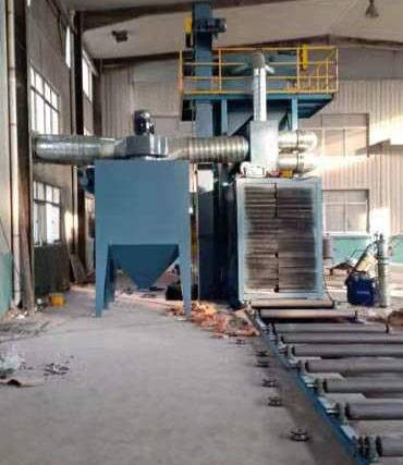 清理H型鋼和鋼結(jié)構(gòu)的拋丸機(jī)
