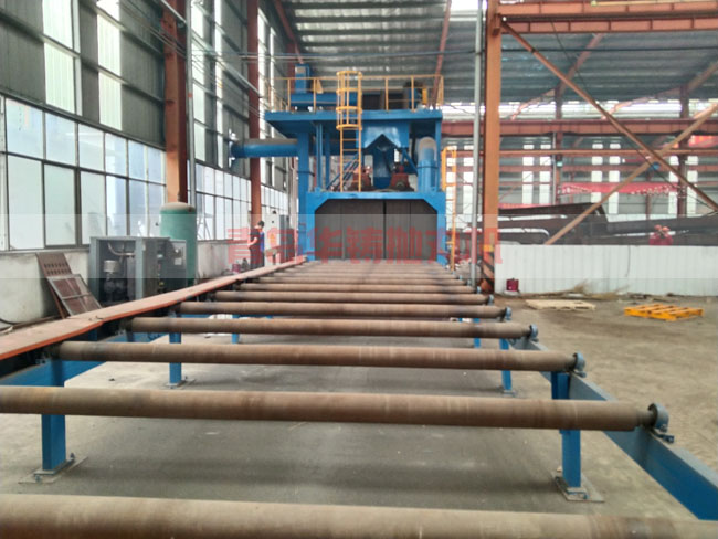 大型鋼板通過式拋丸機(jī)